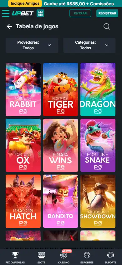 Upbet Casino screenshot 5