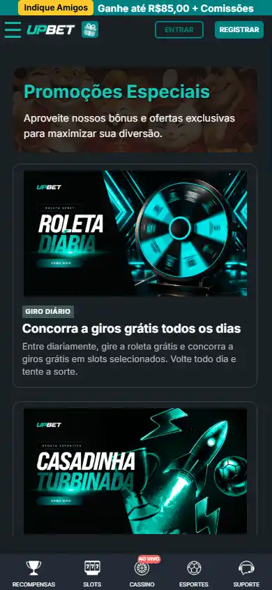 Upbet Casino screenshot 6