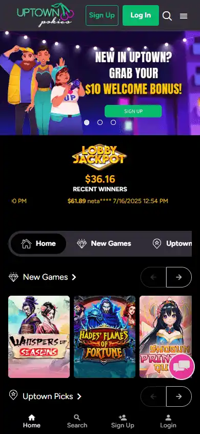 Uptown Pokies Casino screenshot 5