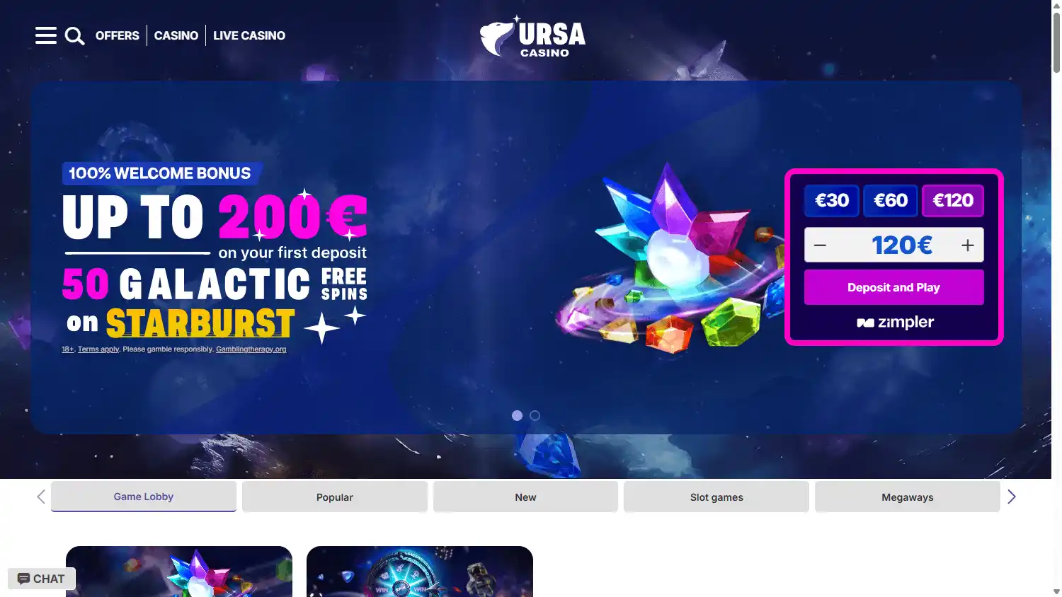 Ursa Casino screenshot 1