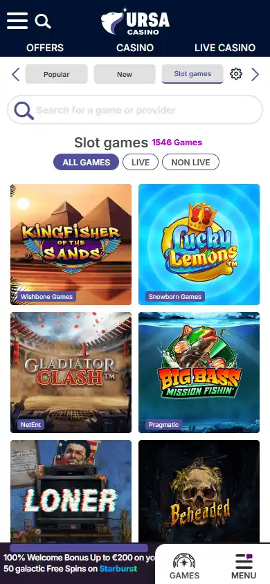 Ursa Casino screenshot 5