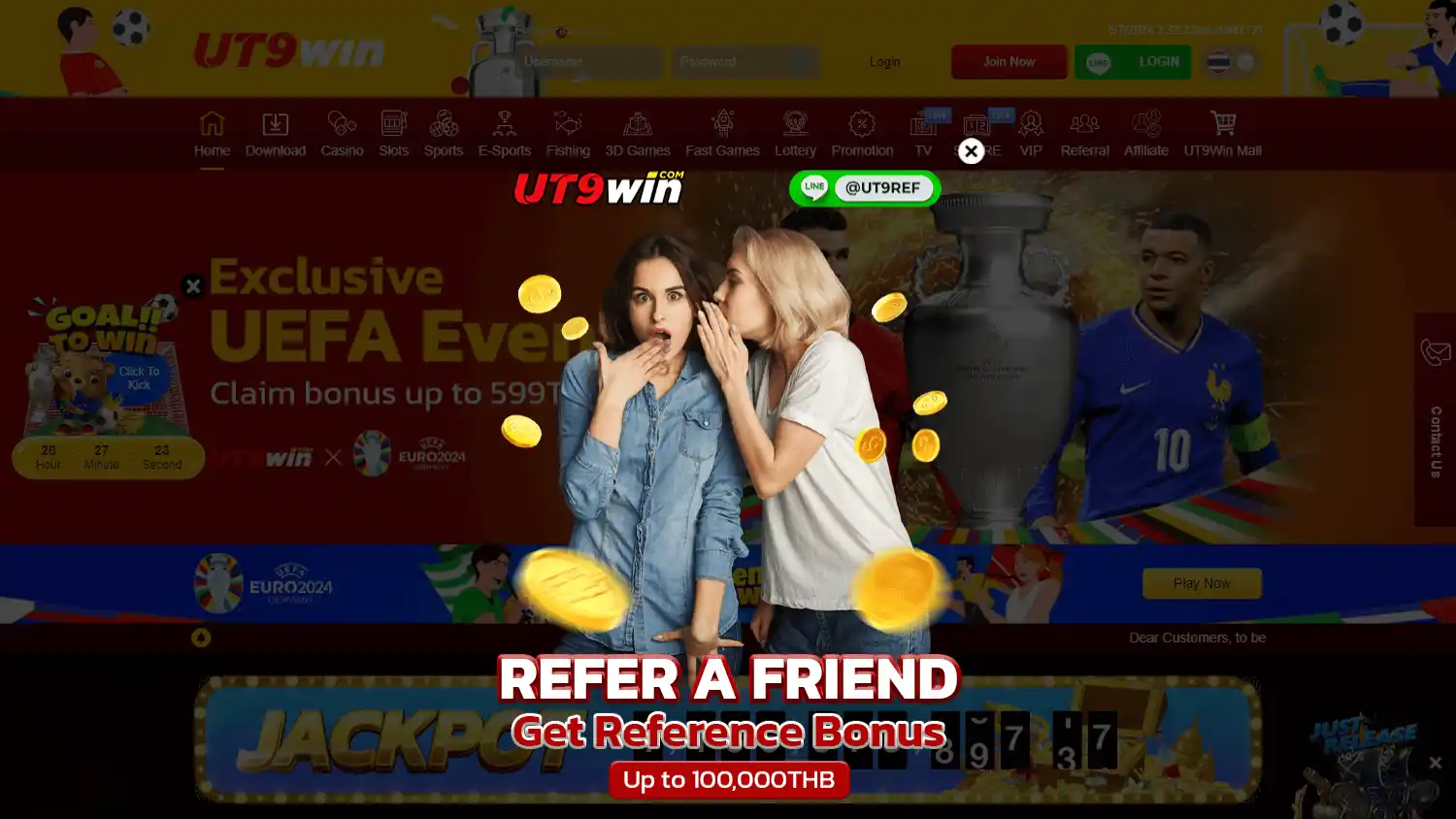 UT9Win Casino screenshot 1