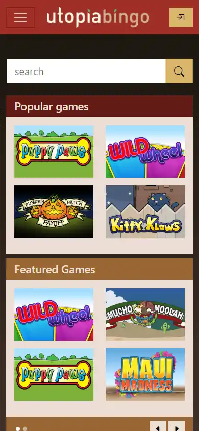 Utopia Bingo Casino screenshot 5