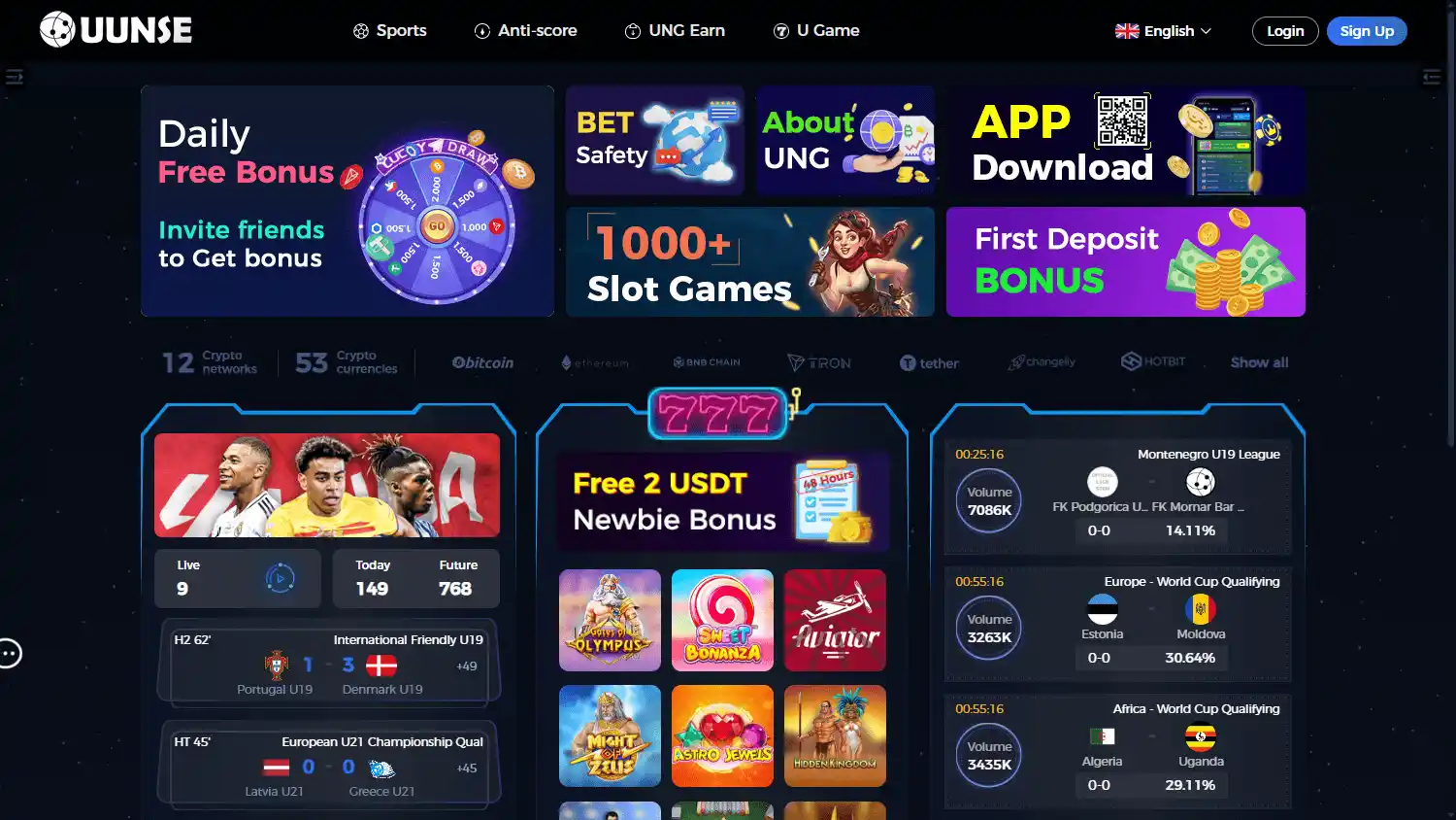 UUNSE Casino screenshot 1