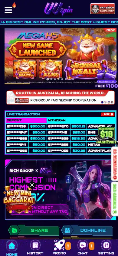 UUspin Casino screenshot 4