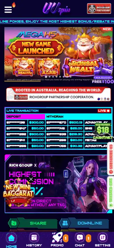 UUspin Casino screenshot 5