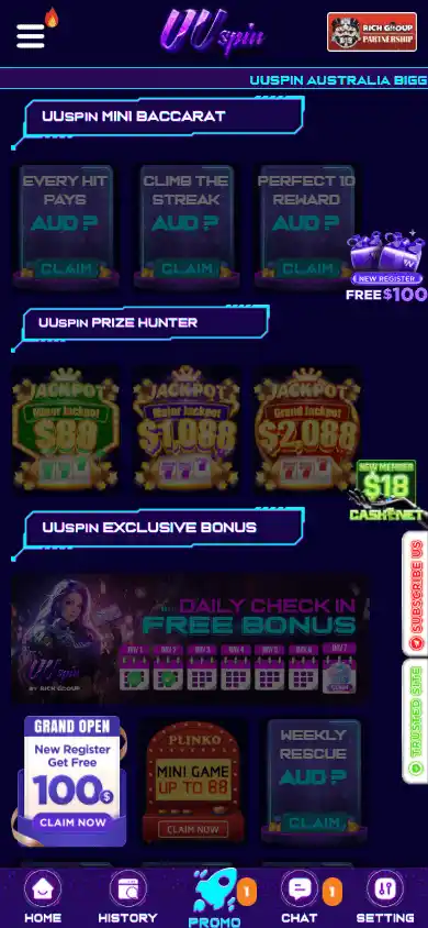 UUspin Casino screenshot 6