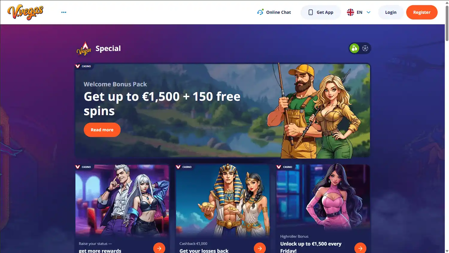 V.Vegas Casino screenshot 3