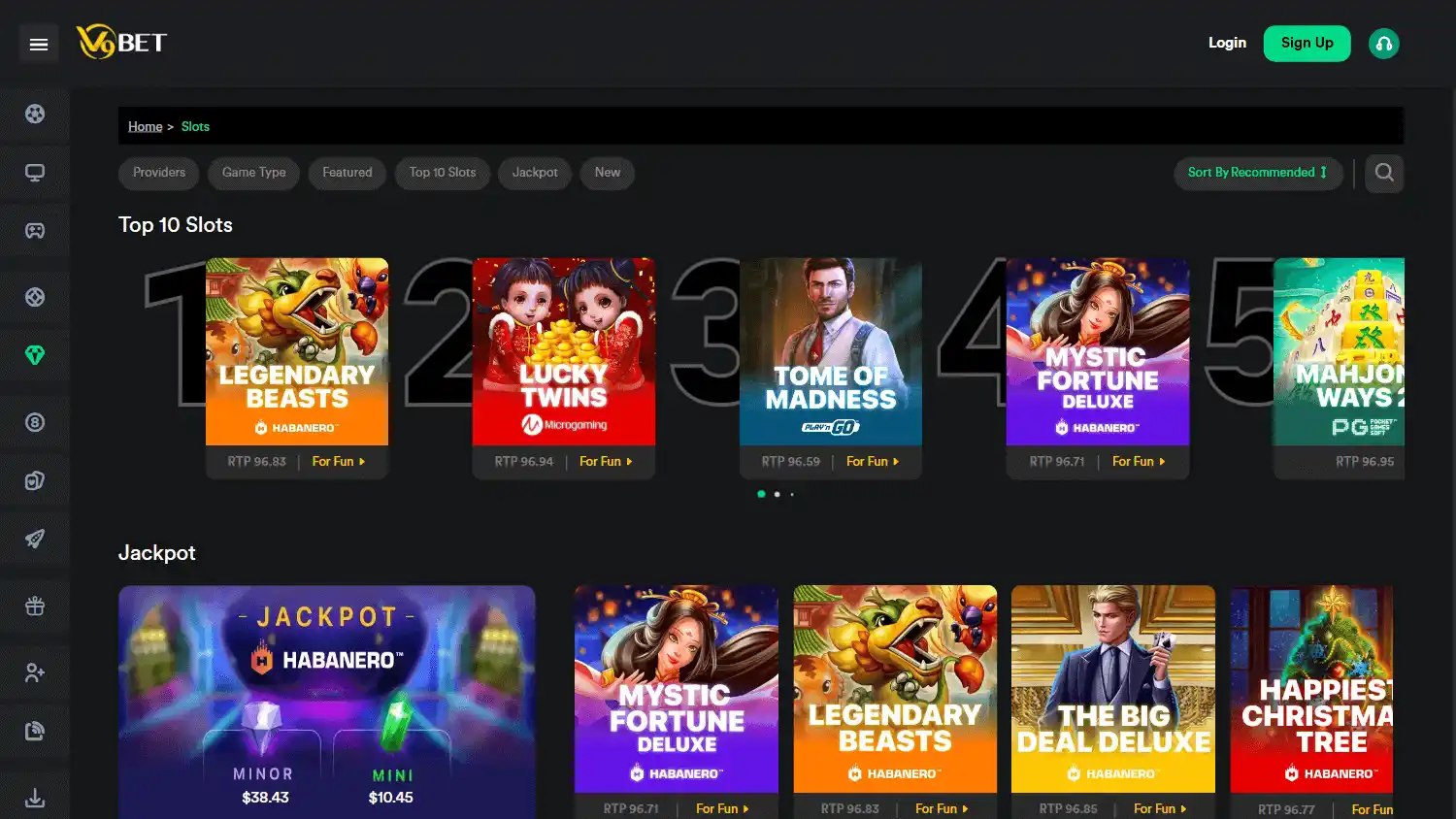V9BET Casino screenshot 1