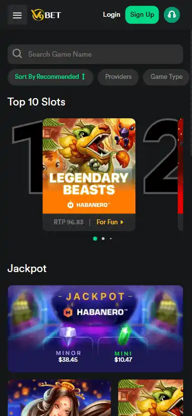 V9BET Casino screenshot 3