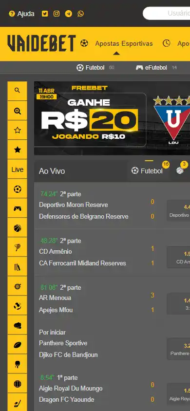 VaideBet Casino screenshot 4