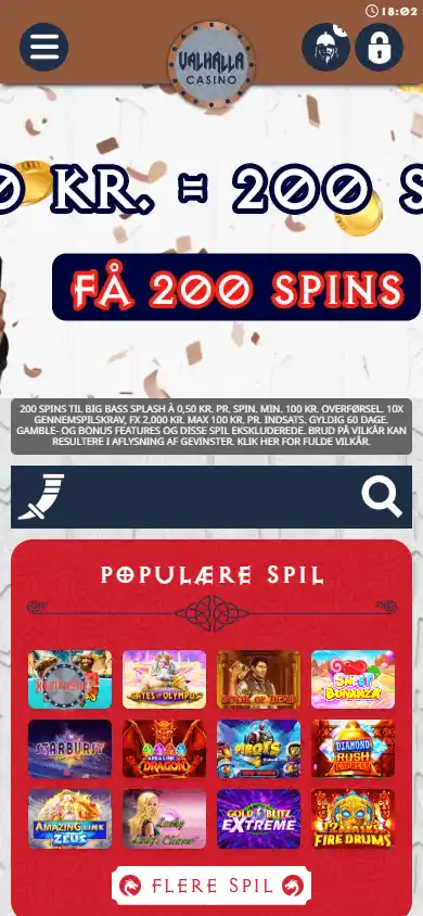 Valhalla Casino screenshot 5