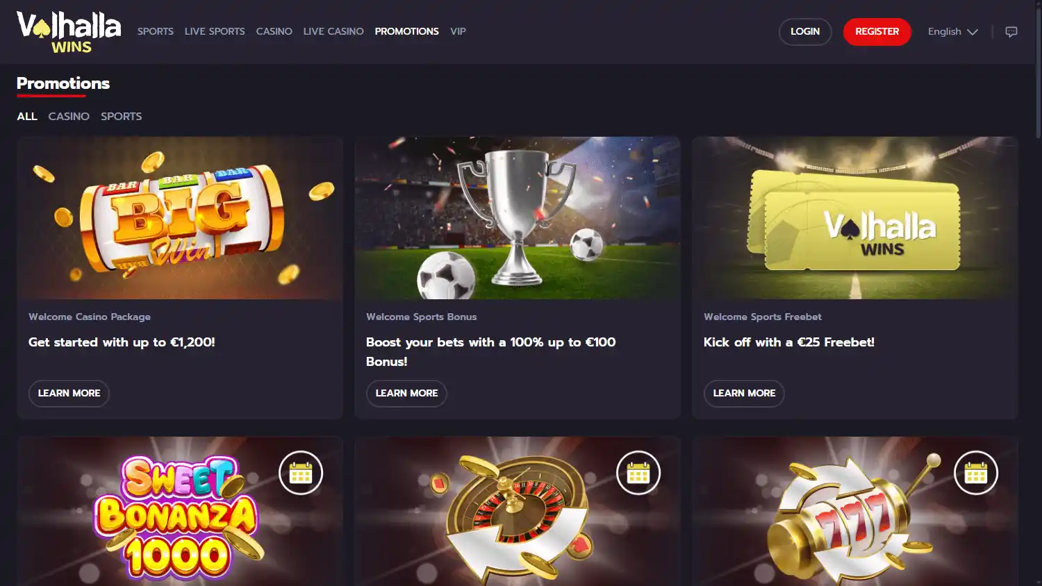 Valhalla Wins Casino screenshot 3