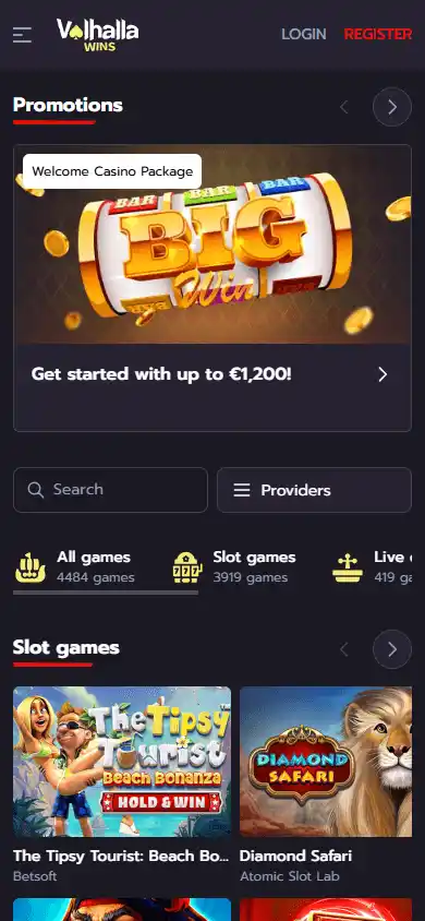 Valhalla Wins Casino screenshot 4