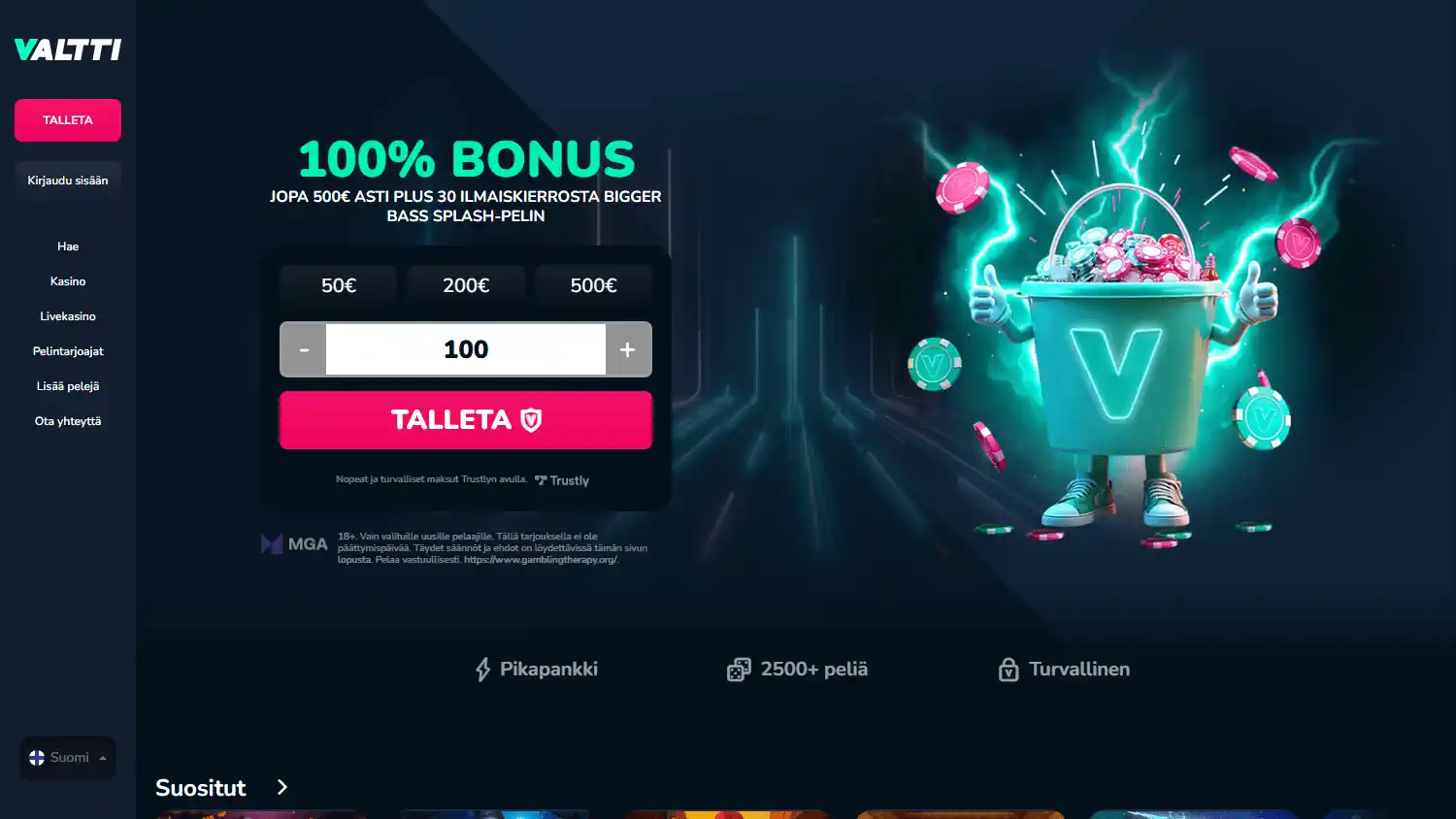 Valttikasino Casino screenshot 1