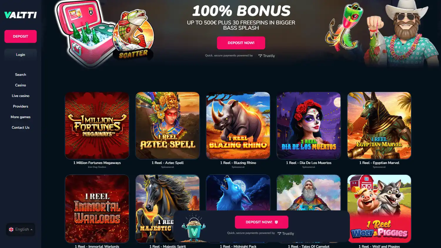 Valttikasino Casino screenshot 2
