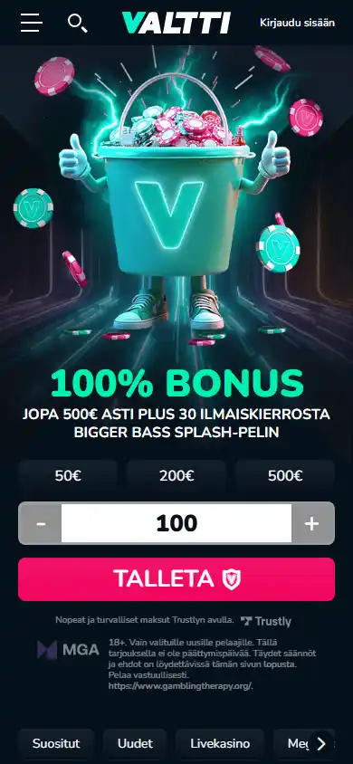 Valttikasino Casino screenshot 3