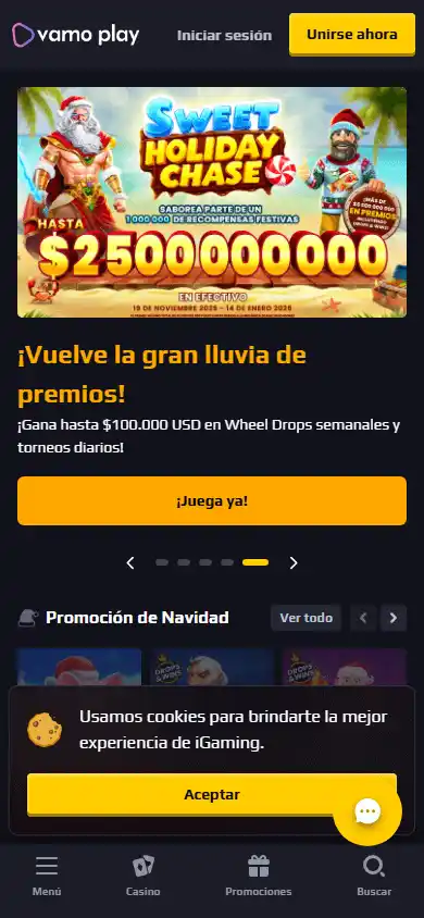 Vamo Play Casino screenshot 4