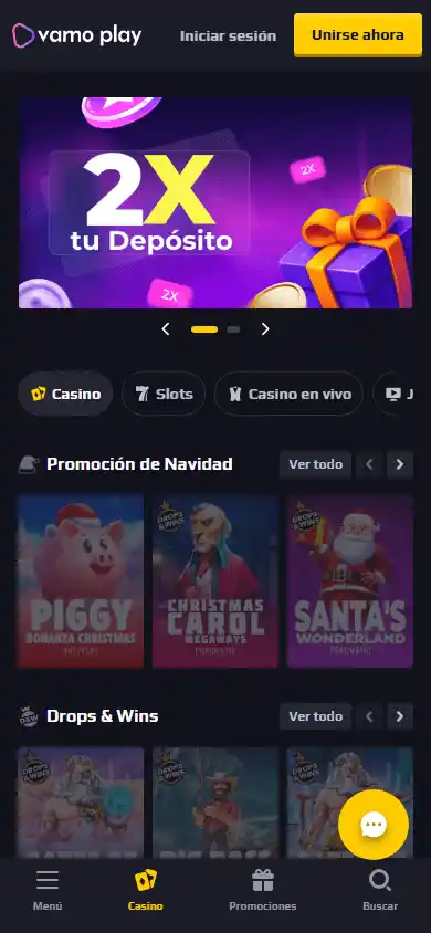 Vamo Play Casino screenshot 5