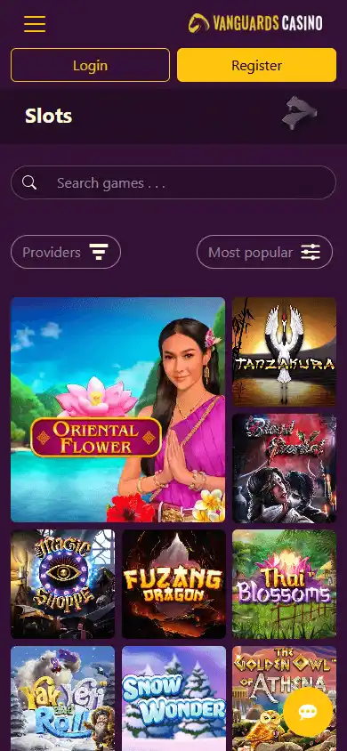 Vanguards Casino screenshot 5