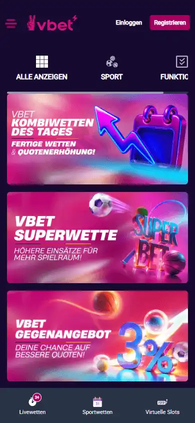 Vbet Casino screenshot 6