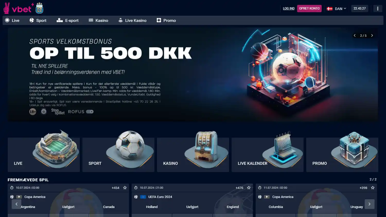 Vbet Casino screenshot 1