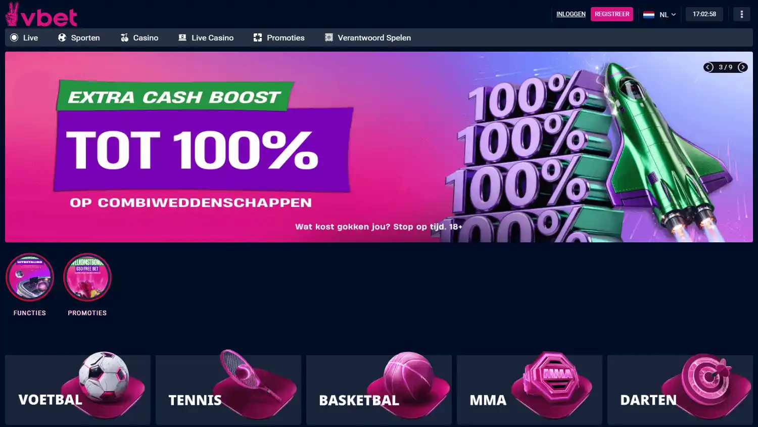 Vbet Casino NL screenshot 1