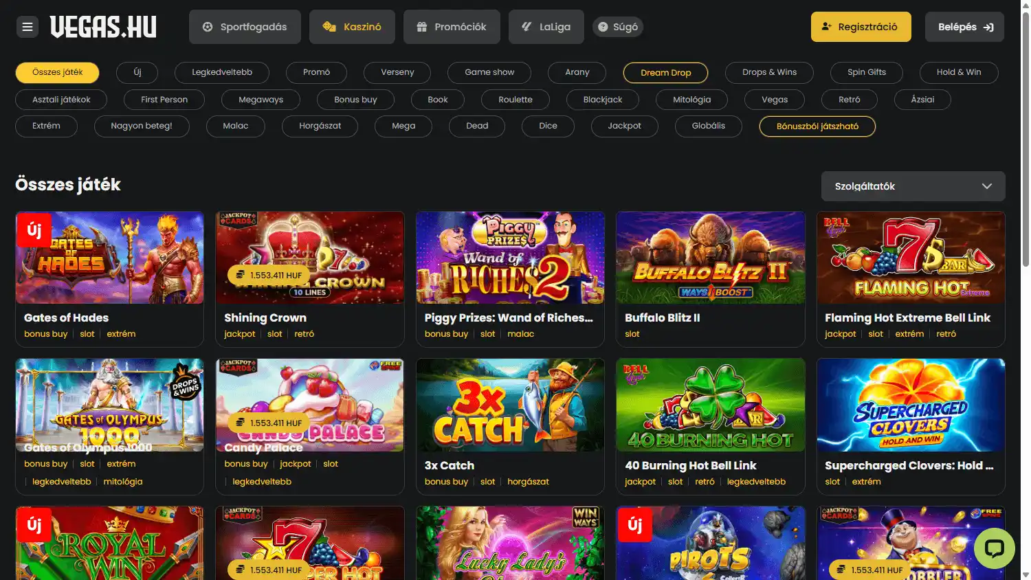 Vegas Casino HU screenshot 2