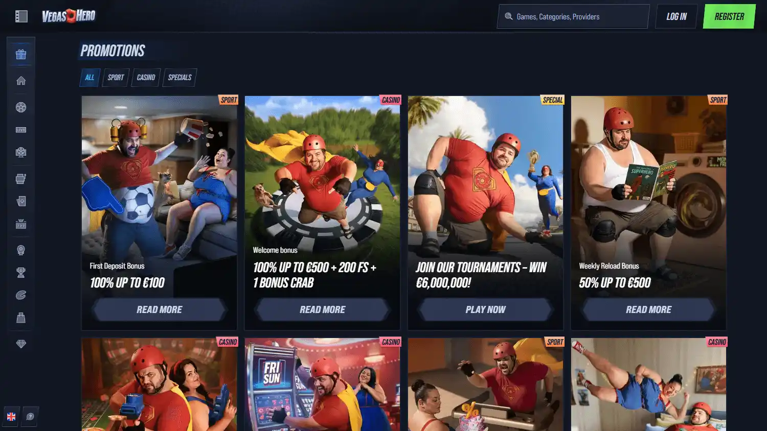 Vegas Hero Casino screenshot 3