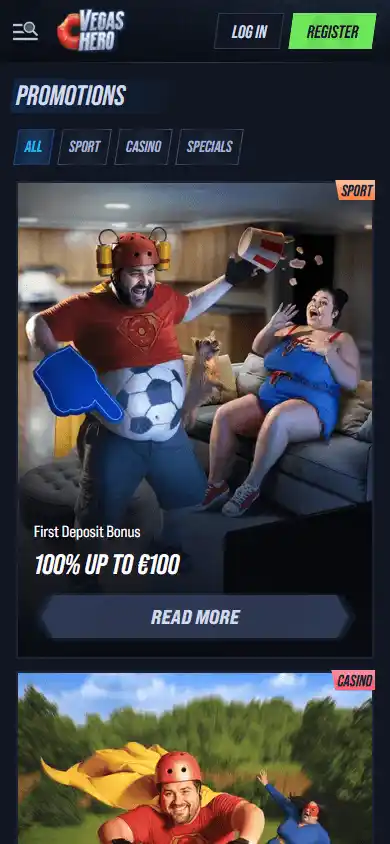 Vegas Hero Casino screenshot 6