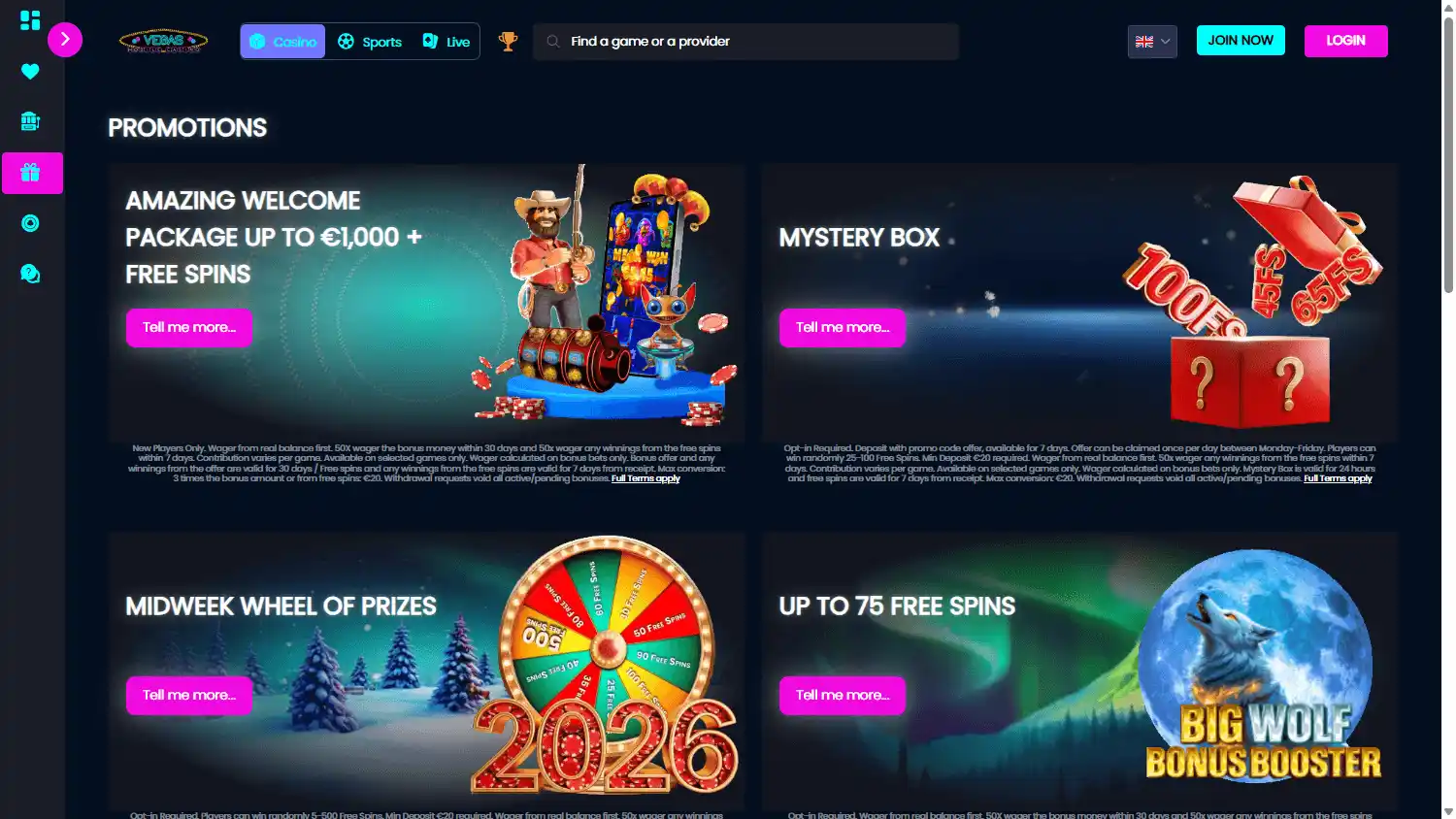 Vegas Mobile Casino screenshot 3