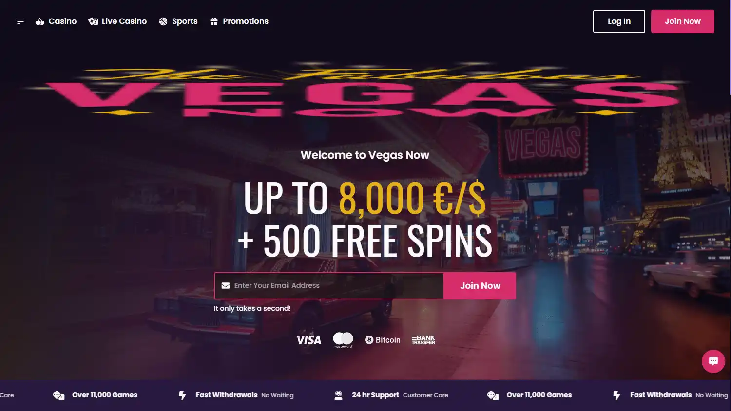 Vegas Now Casino screenshot 1