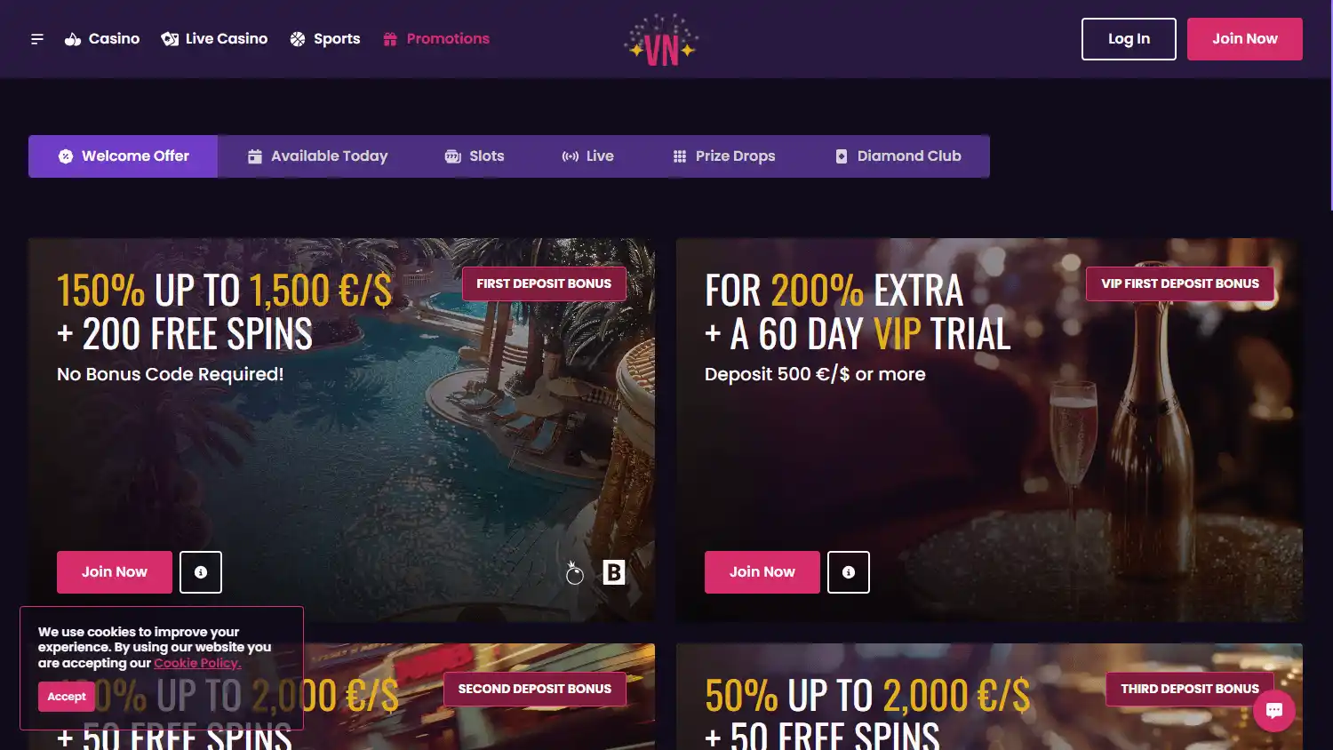 Vegas Now Casino screenshot 3