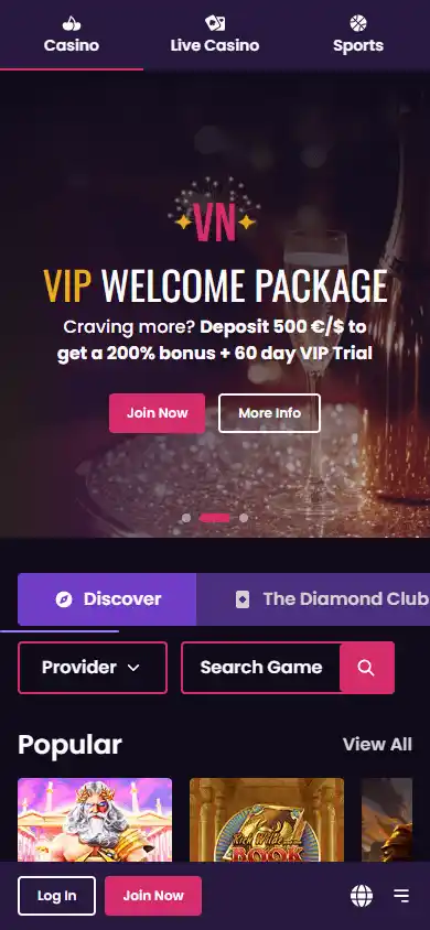 Vegas Now Casino screenshot 4