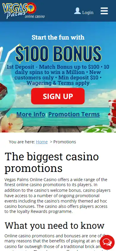 Vegas Palms Casino screenshot 6