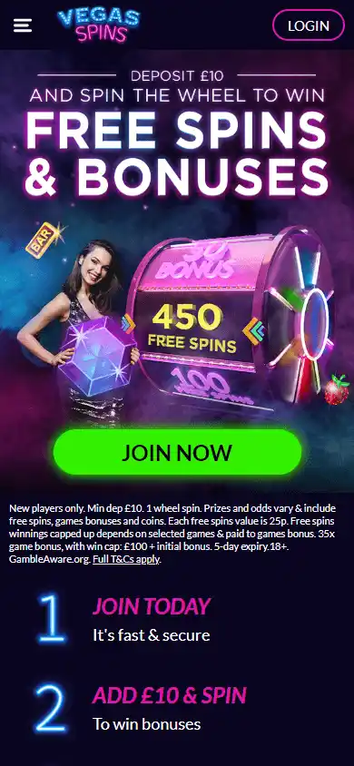 Vegas Spins Casino screenshot 3
