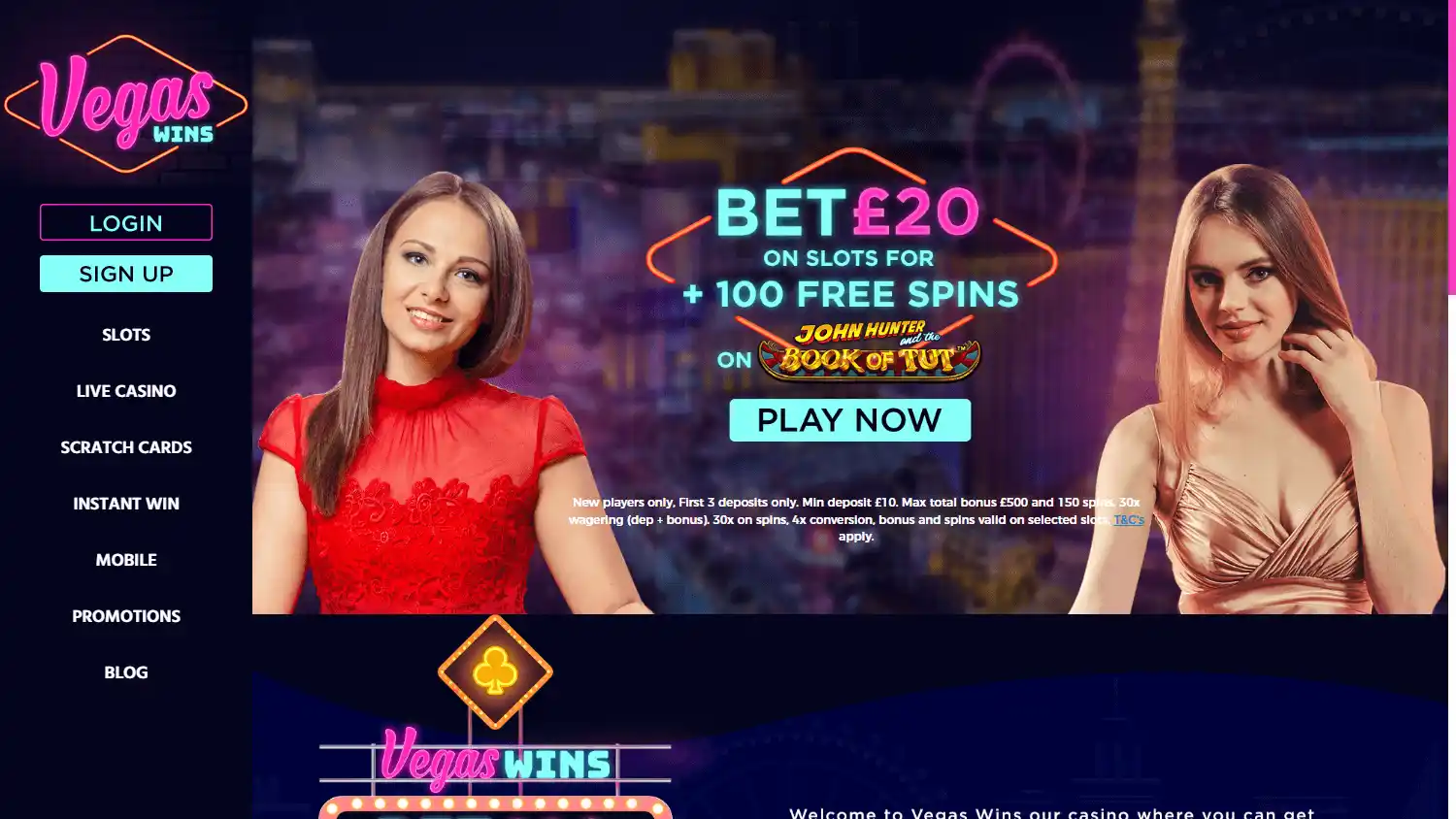Vegas Wins Casino screenshot 1