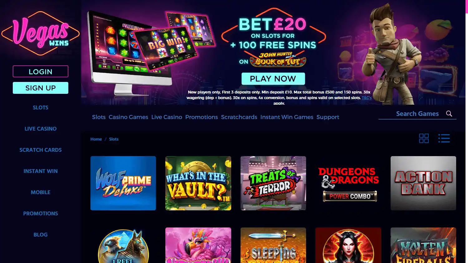 Vegas Wins Casino screenshot 2