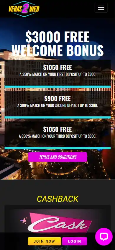 Vegas2Web Casino screenshot 5