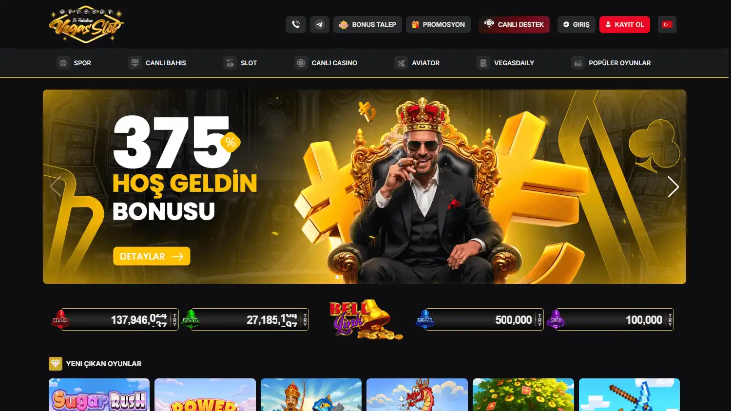 Vegasslot Casino screenshot 1