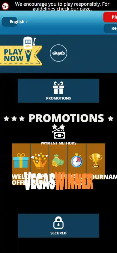 VegasWinner Casino screenshot 7