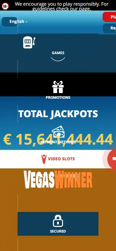 VegasWinner Casino screenshot 6