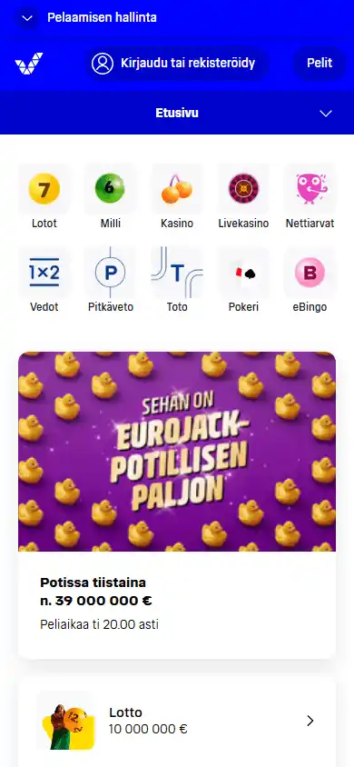 Veikkaus Casino screenshot 3