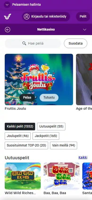 Veikkaus Casino screenshot 4