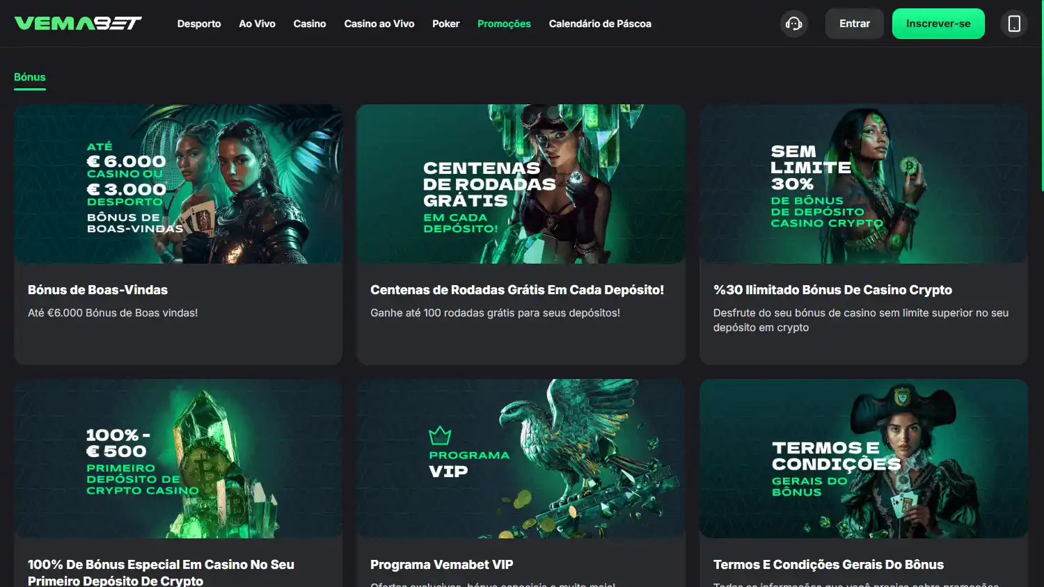 Vemabet Casino screenshot 3