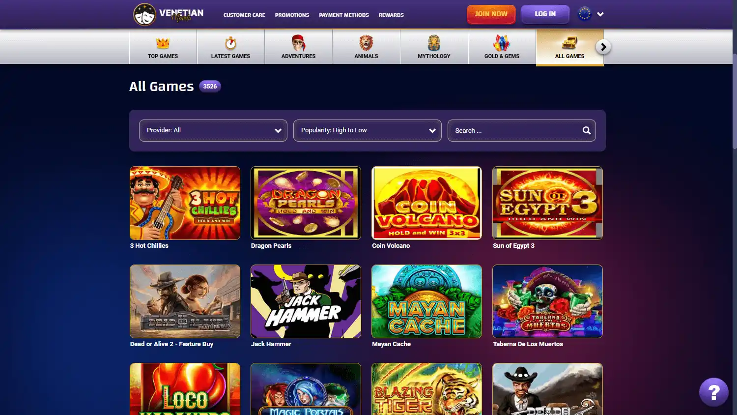 Venetian Moneta Casino screenshot 2