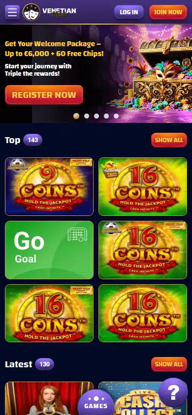 Venetian Moneta Casino screenshot 4