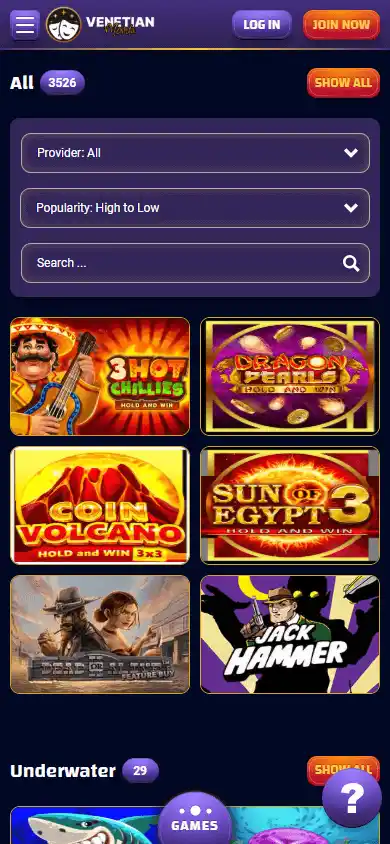 Venetian Moneta Casino screenshot 5