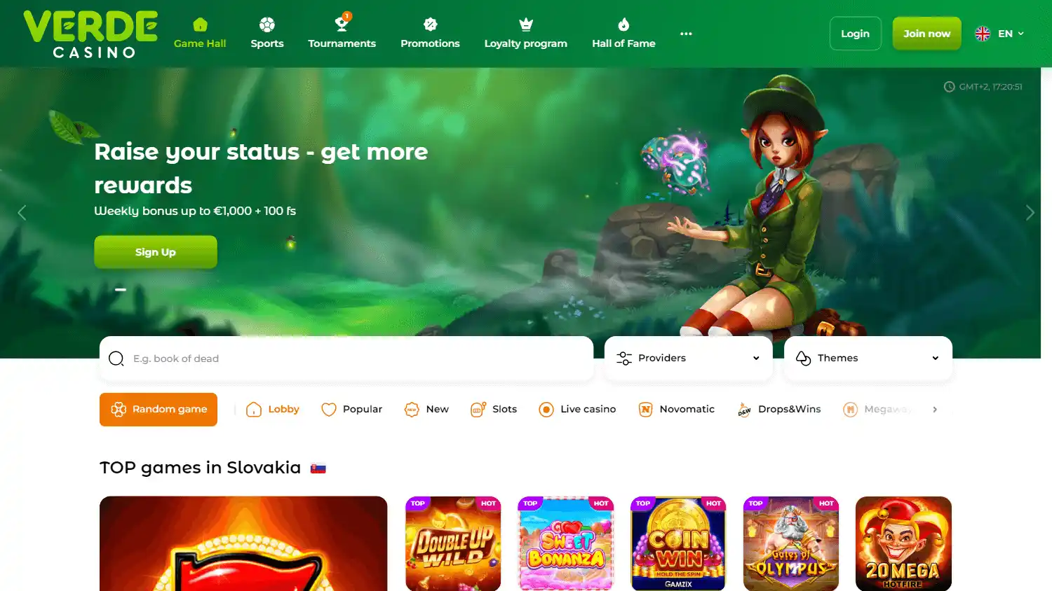 Verde Casino screenshot 2