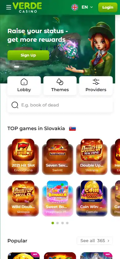 Verde Casino screenshot 4